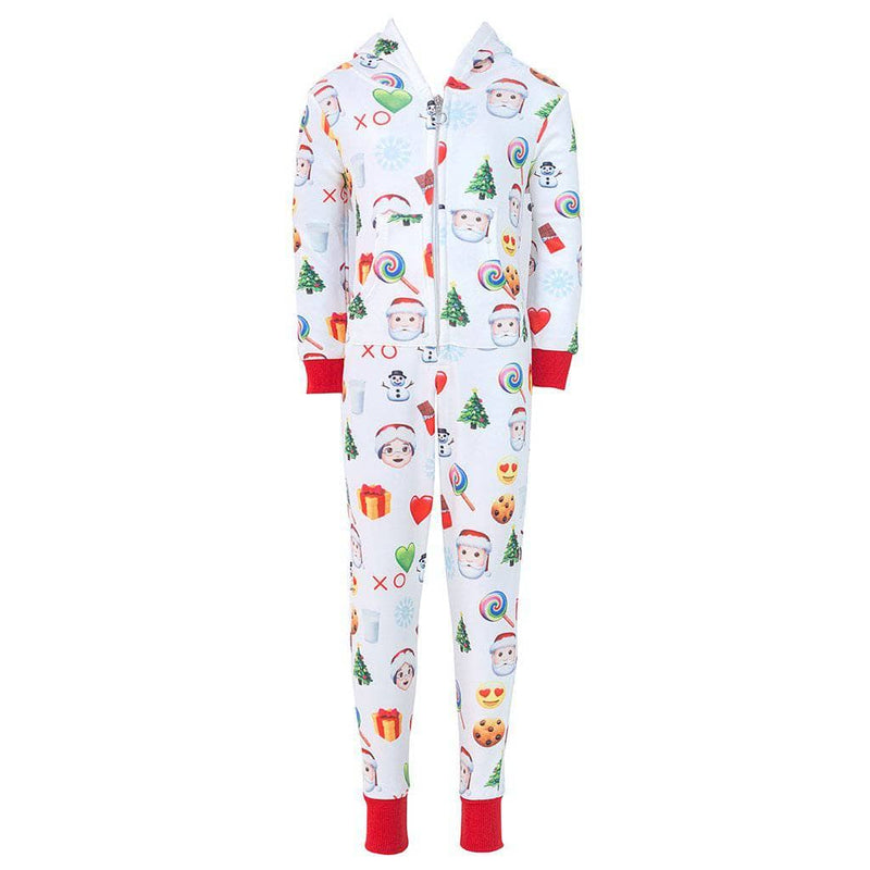 Women's Christmas Emoji Onesie