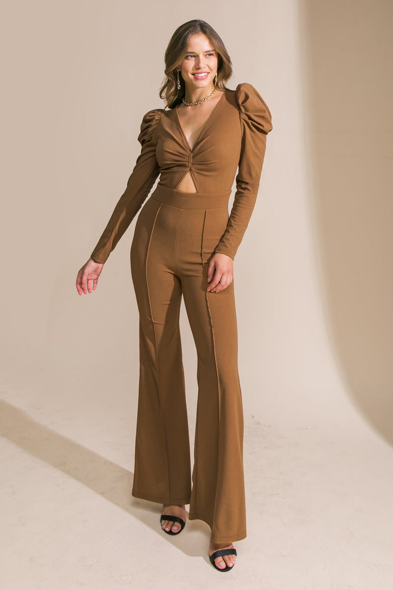 TOASTY TIMES WOVEN JUMPSUIT