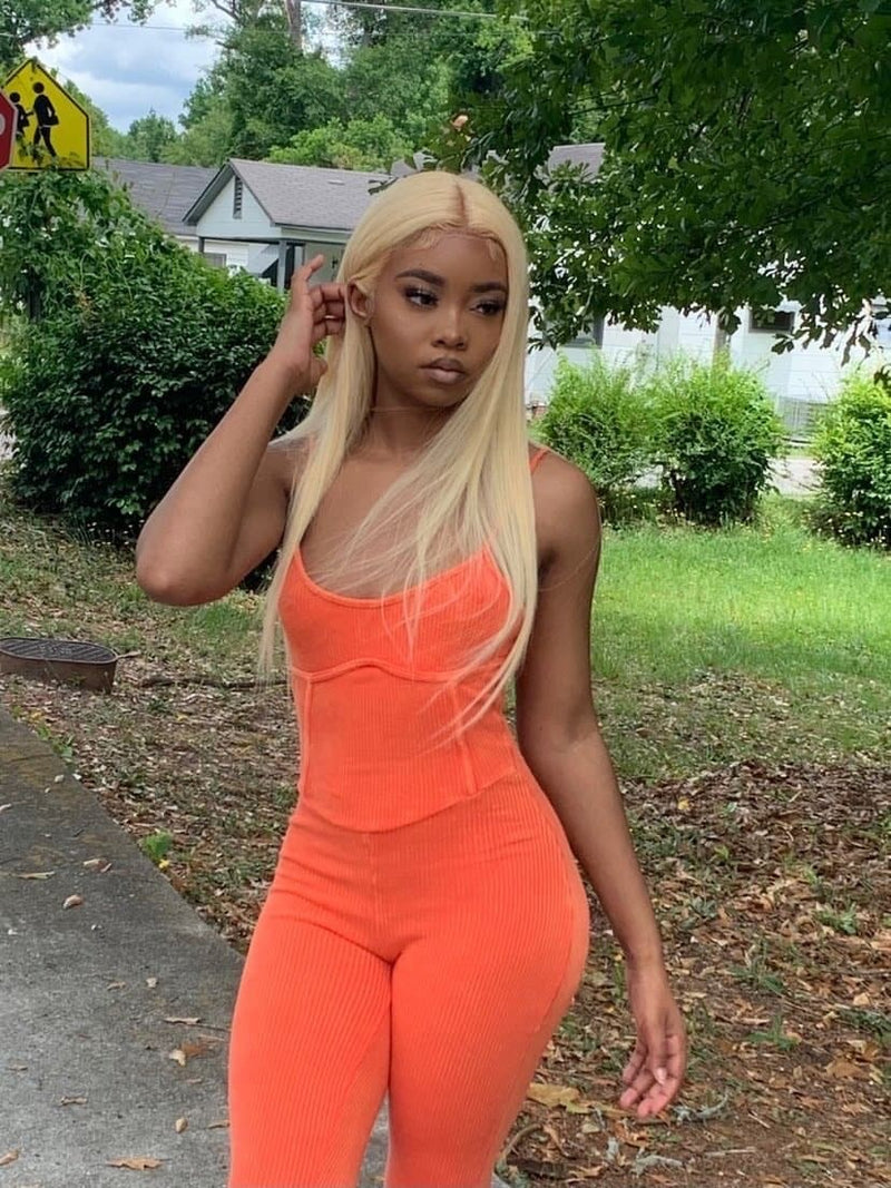 Mayra Mineral Jumpsuit (Orange)