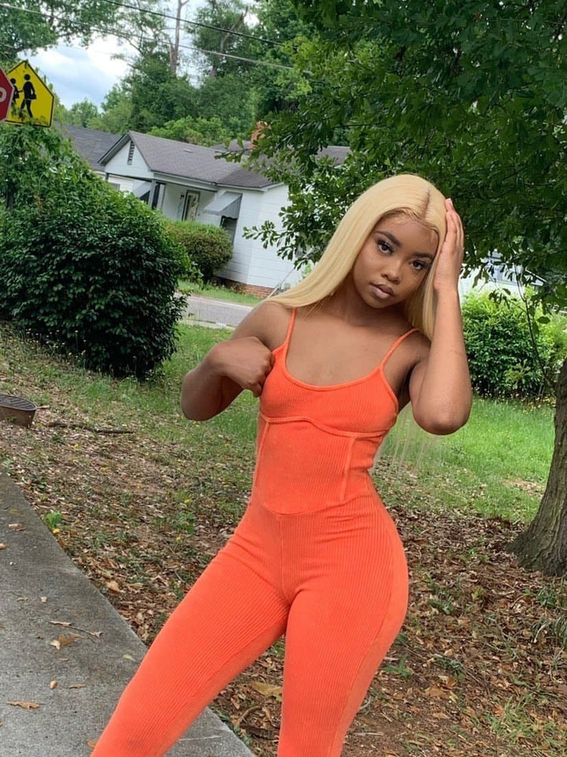 Mayra Mineral Jumpsuit (Orange)