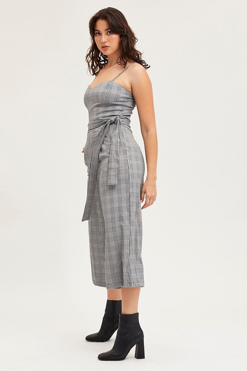 Stripe Jumpsuit Sleeveless