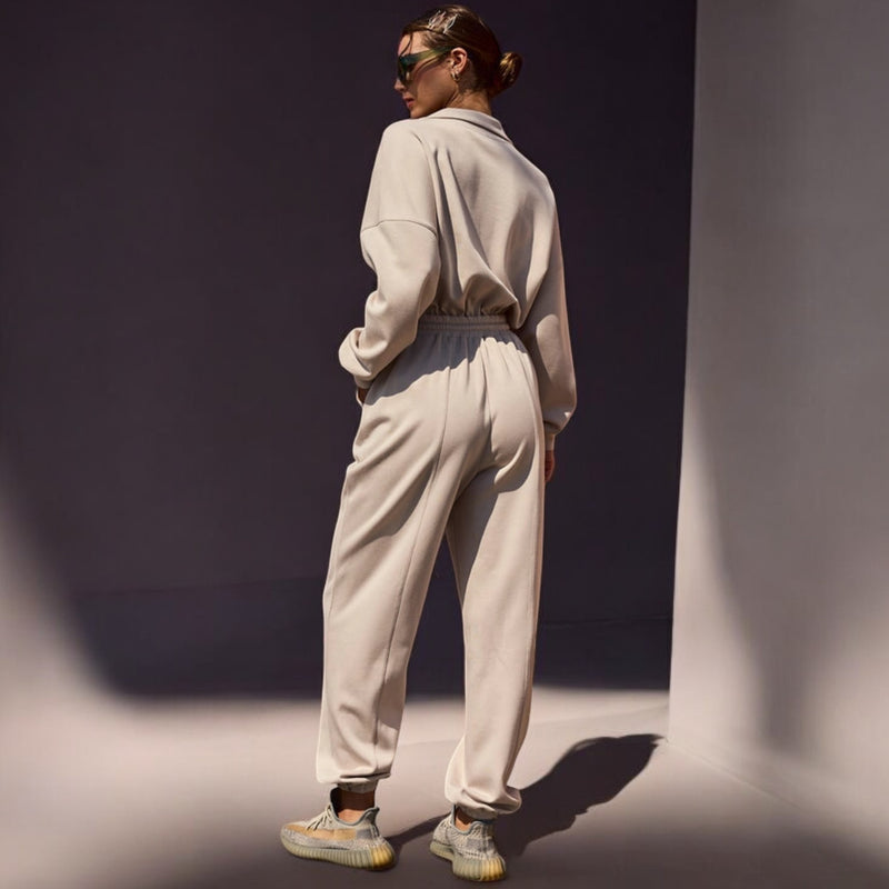 Lux Taupe Jumpsuit