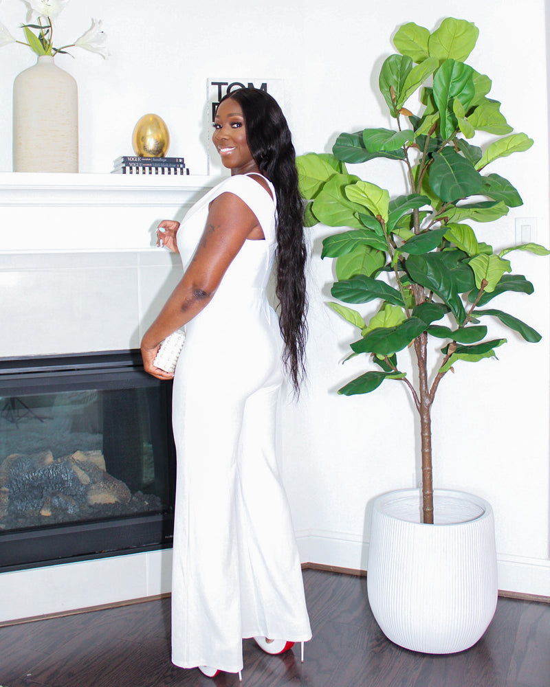 LOOK 611 ONE SHOULDER JUMPSUIT