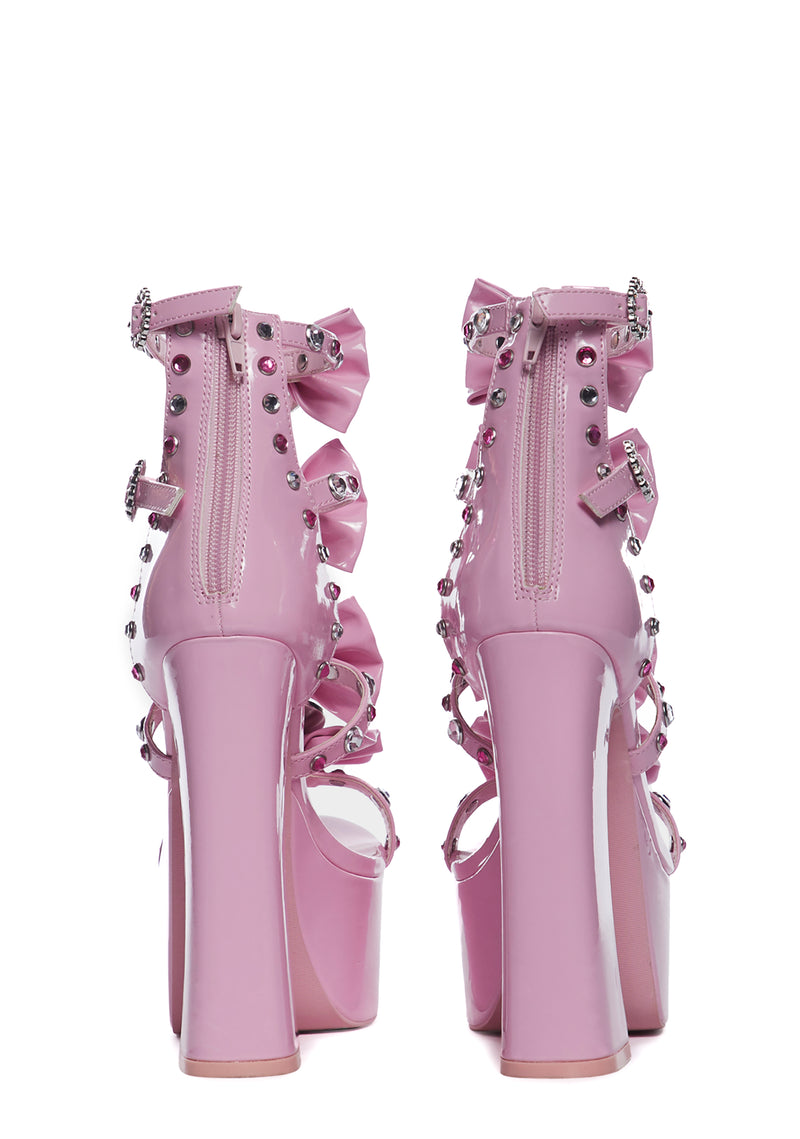 Buy Me Jewels Platform Heels