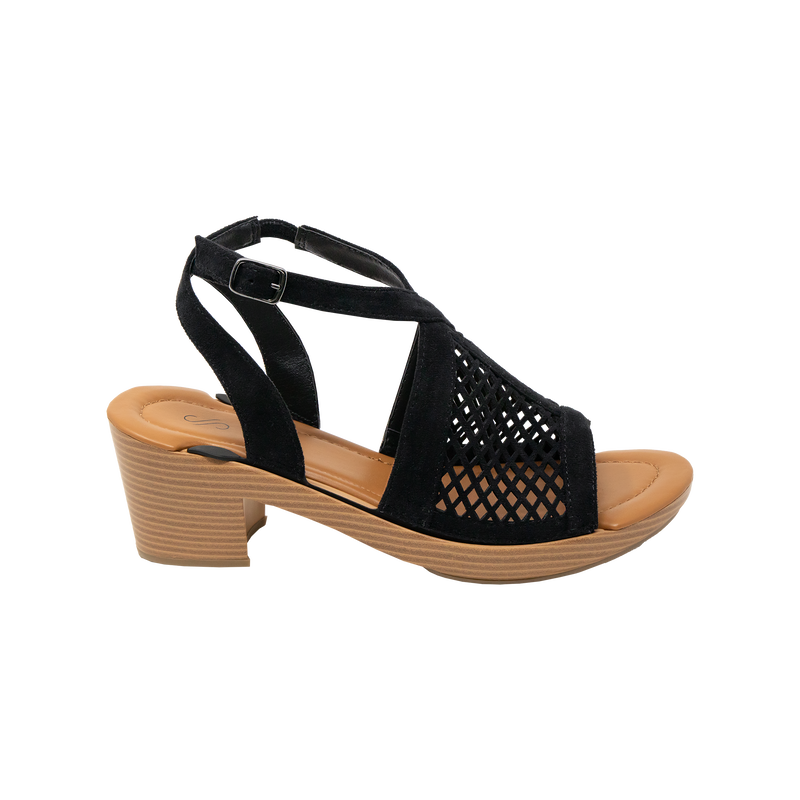 Malibu Heel with Brown Base Option