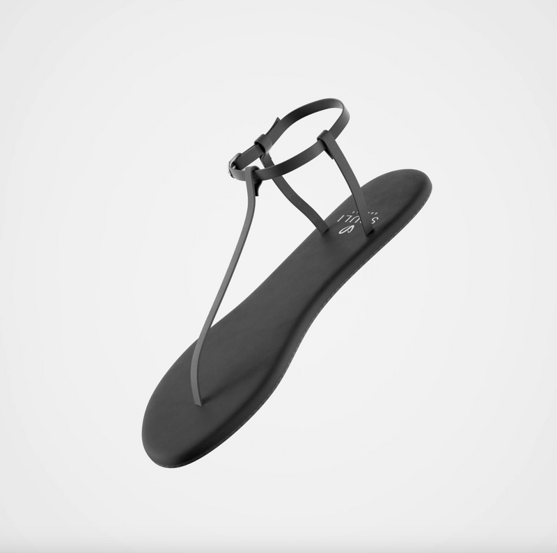 Souli Strides w/ Case │ Thin Sole │  Vegan Suede Footbed w/ Leather Straps