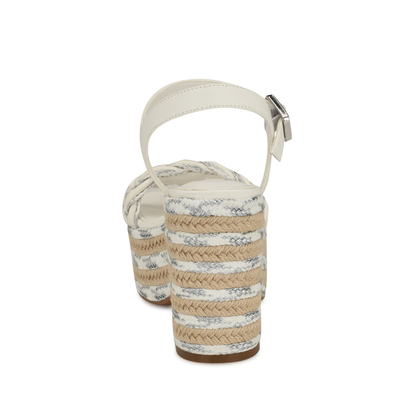 Cinka Woven Platform Sandals