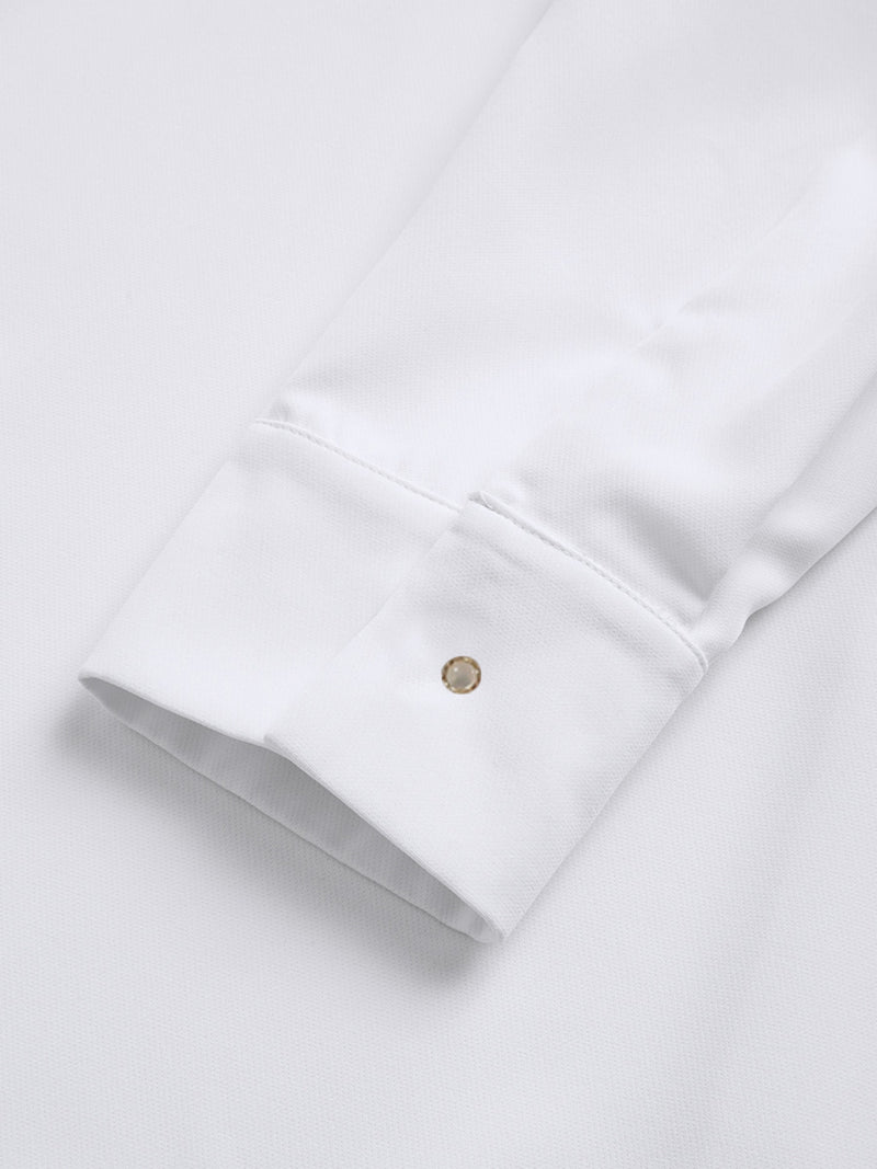 Plus Size Minimalist Long Sleeve Button Men's Set