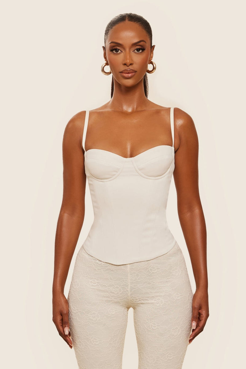 The Everly Corset in Off White
