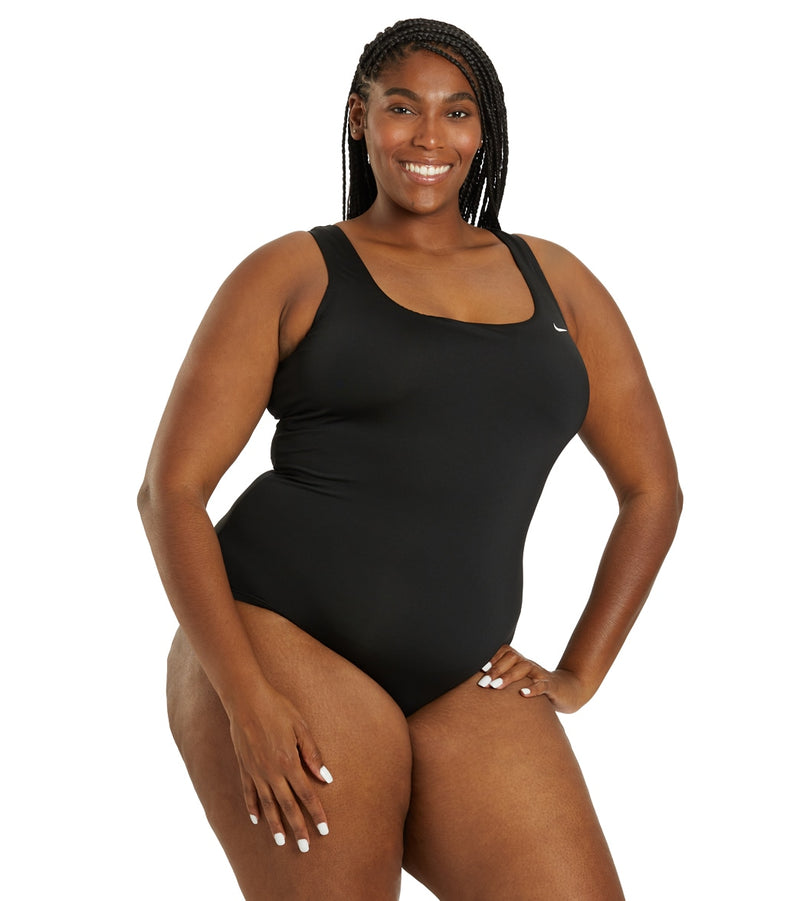 Nike Plus Size Chlorine Resistant Essential One Piece Swimsuit