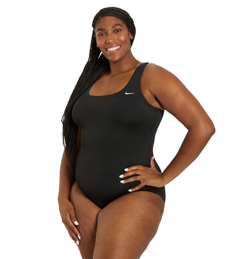 Nike Plus Size Chlorine Resistant Essential One Piece Swimsuit