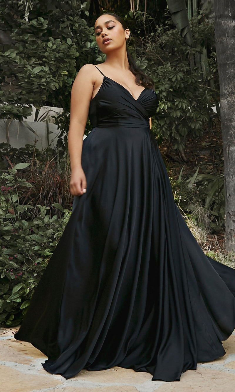 Plus-Size Long A-Line Prom Dress 7485C