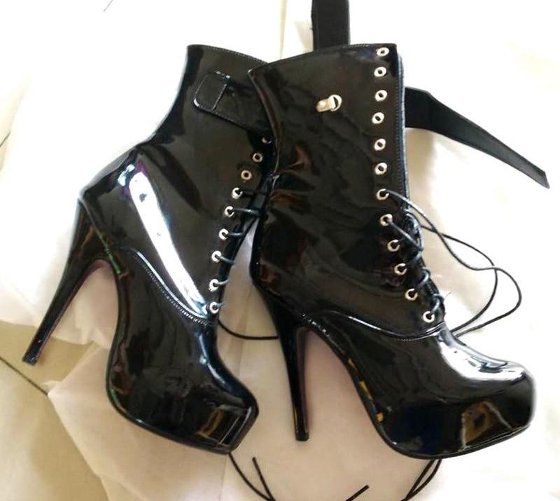 Pinky - Lace-Up Drag Queen Platform Boot - Plus Size