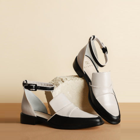Comfortable Low Heel Square Heel Plus Size Women's Shoes