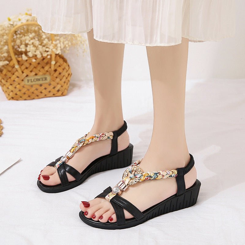New Women's Sandals Flat Foreign Trade Plus Size Shoes