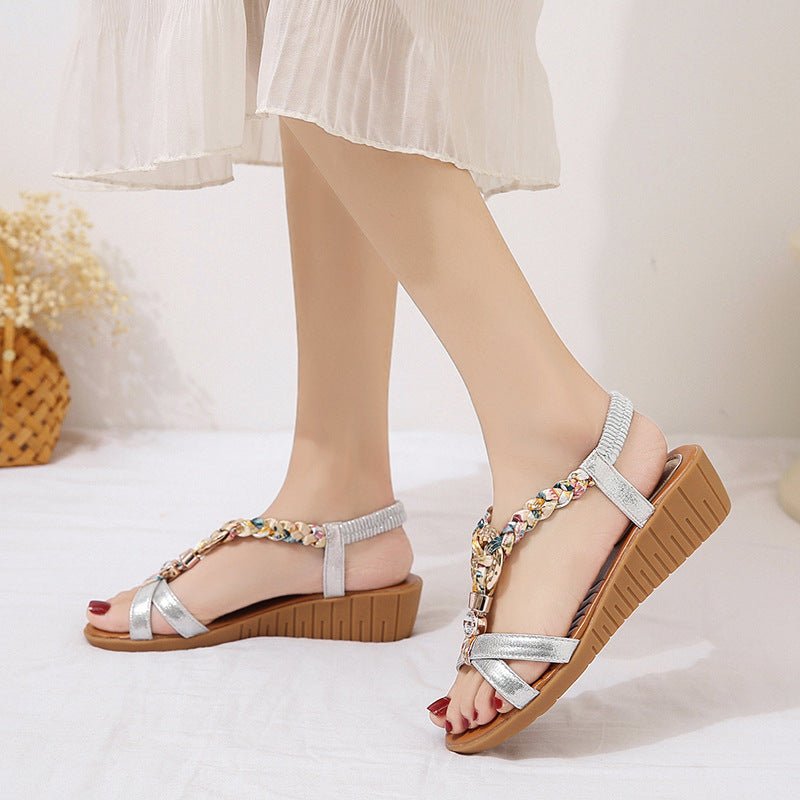 New Women's Sandals Flat Foreign Trade Plus Size Shoes