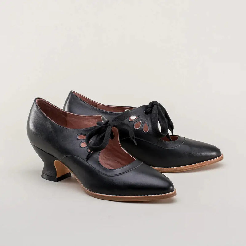 Hollow Out High Heel Lace-up Casual Shoes Plus Size Woman High-heeled Shoes