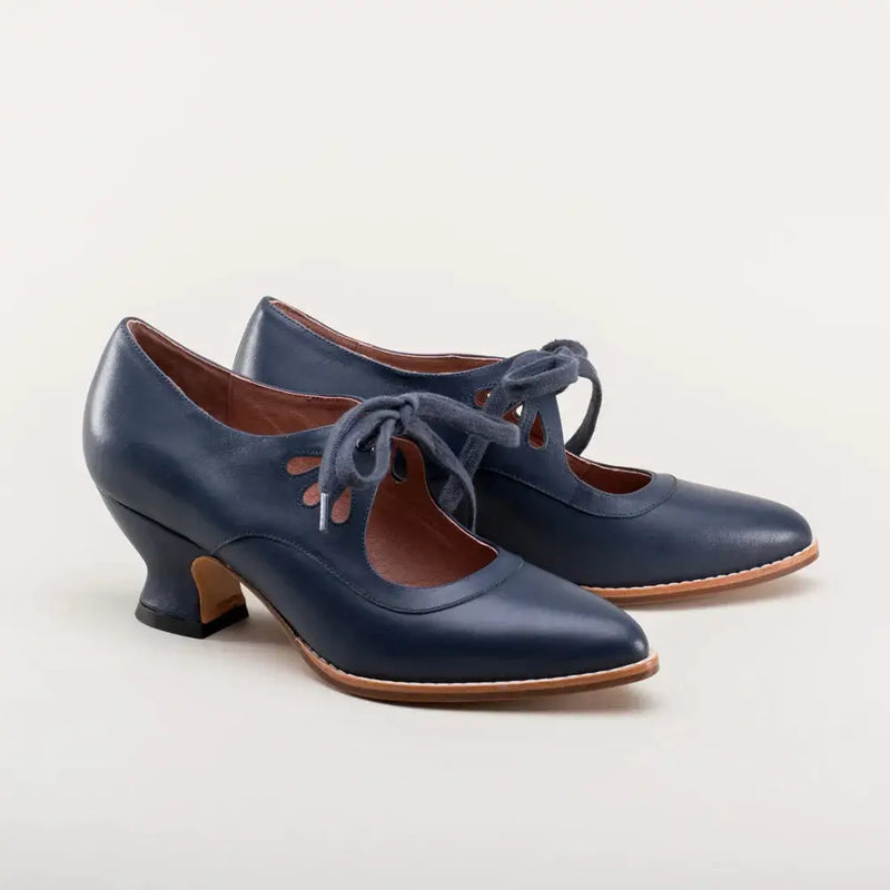Hollow Out High Heel Lace-up Casual Shoes Plus Size Woman High-heeled Shoes