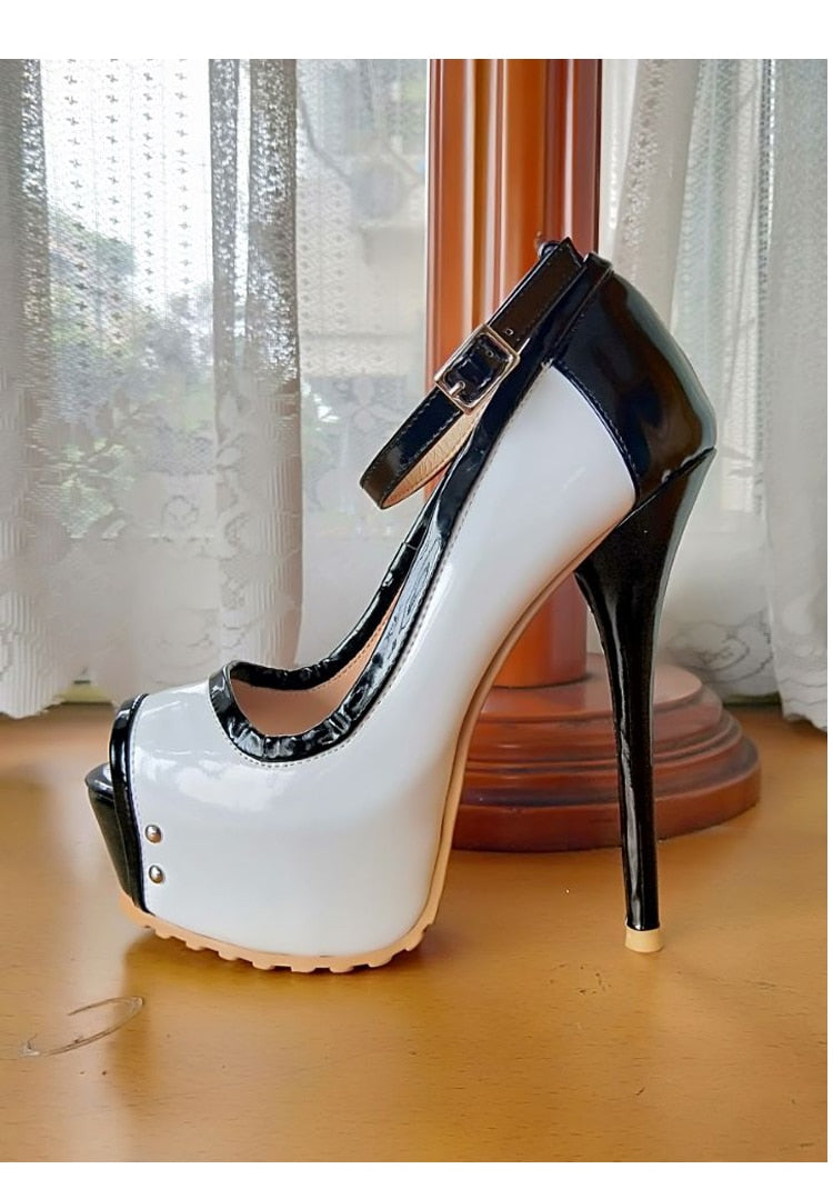 Evita - Don't Cry For Me Drag Queen Platform Pumps - Plus size