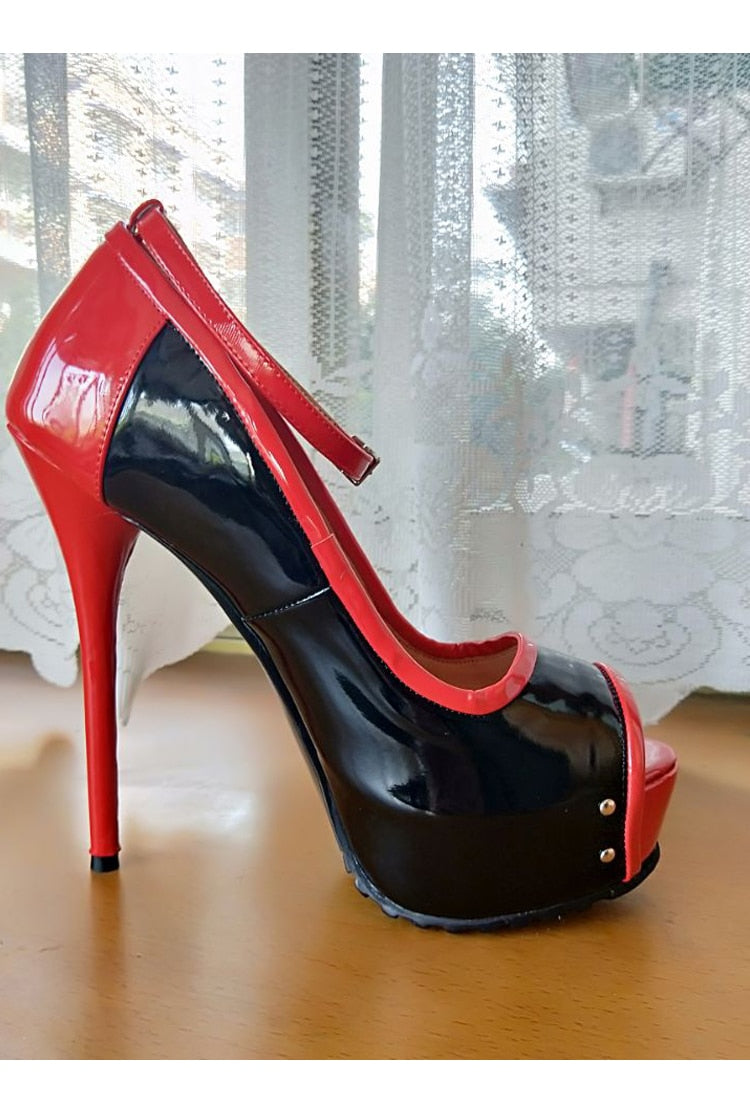 Evita - Don't Cry For Me Drag Queen Platform Pumps - Plus size