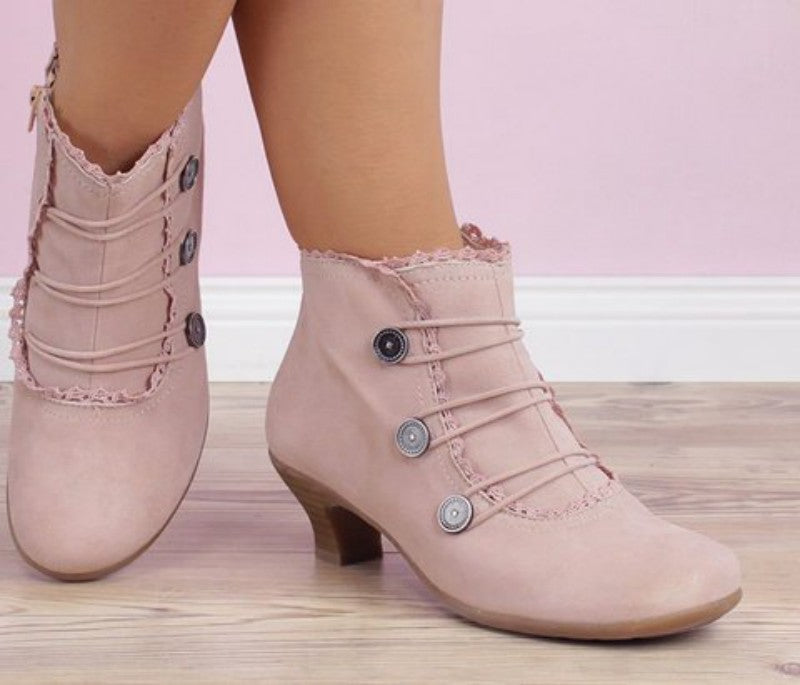 Women's Plus Size High-heeled Boots