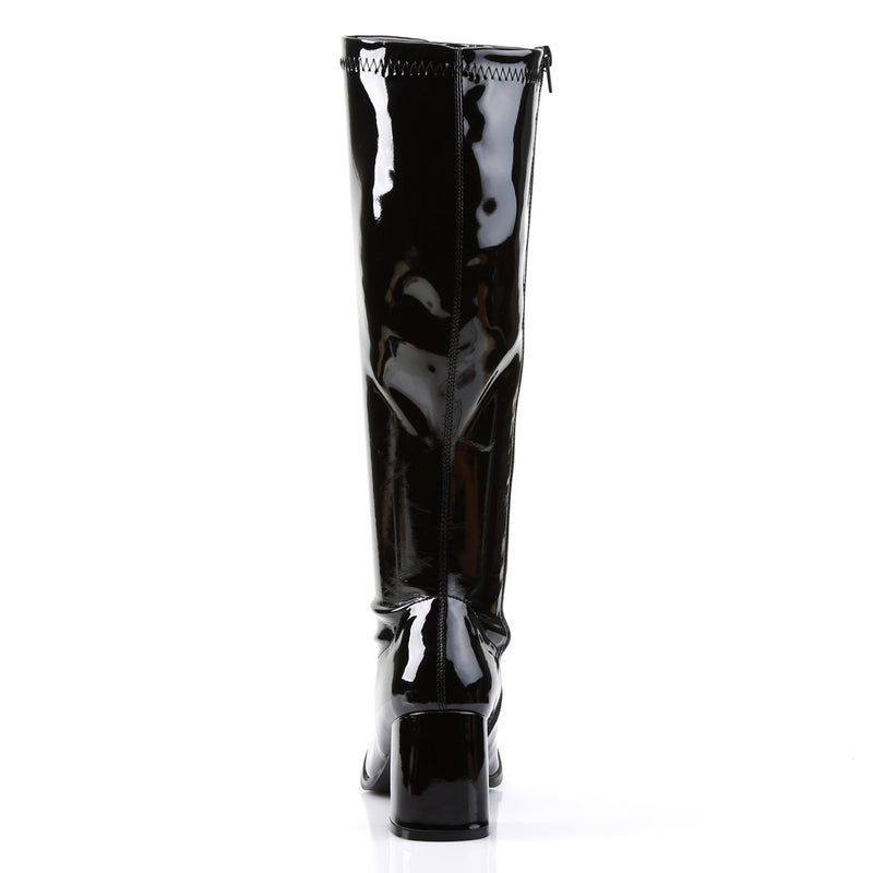 Pleaser Funtasma Sexy Block Heel Wide Width Knee High Side Zip Gogo Boots Shoes GOGO/300WC