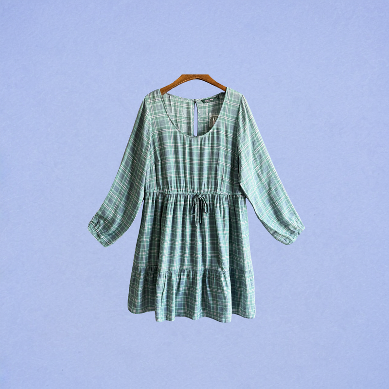 Plus Size Clothing High Quality Affordable Bamboo Lattice Two-piece Set Dress