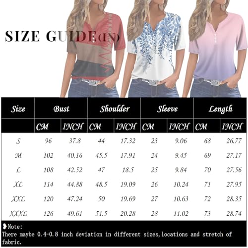 Cotton Summer Tops for Women Spring Tops for Women 2024 Summer Outfits for Teens Summer Tops Trendy Womens Plus Size Summer Clothes Women Tunic Shirts Royal Blue Tops for Blue XL