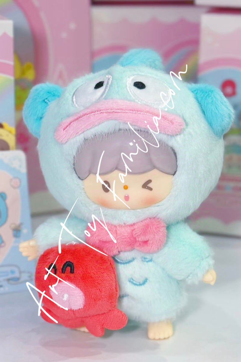 zZoton × Sanrio Love-League Buddies Series Vinyl Plush Keychain - 卓大王 × 三丽鸥家族友友联盟系列搪胶毛绒挂件