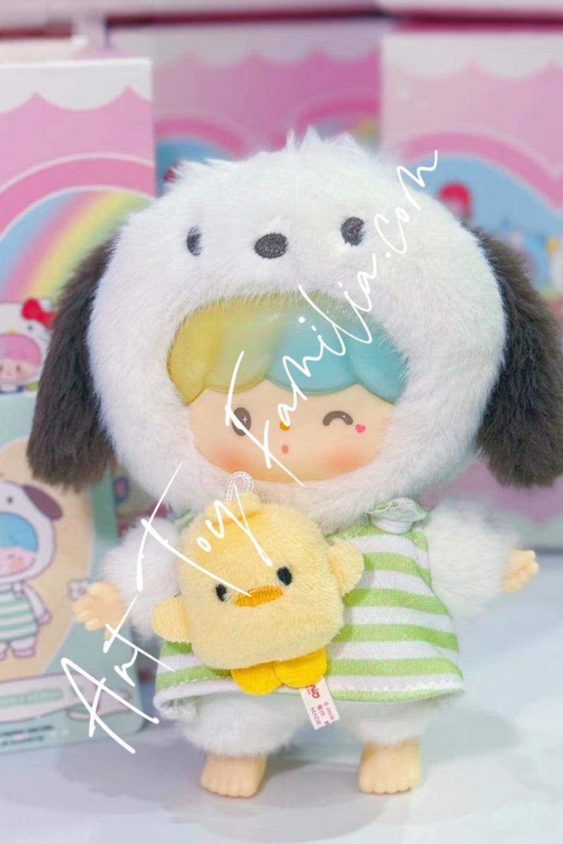 zZoton × Sanrio Love-League Buddies Series Vinyl Plush Keychain - 卓大王 × 三丽鸥家族友友联盟系列搪胶毛绒挂件