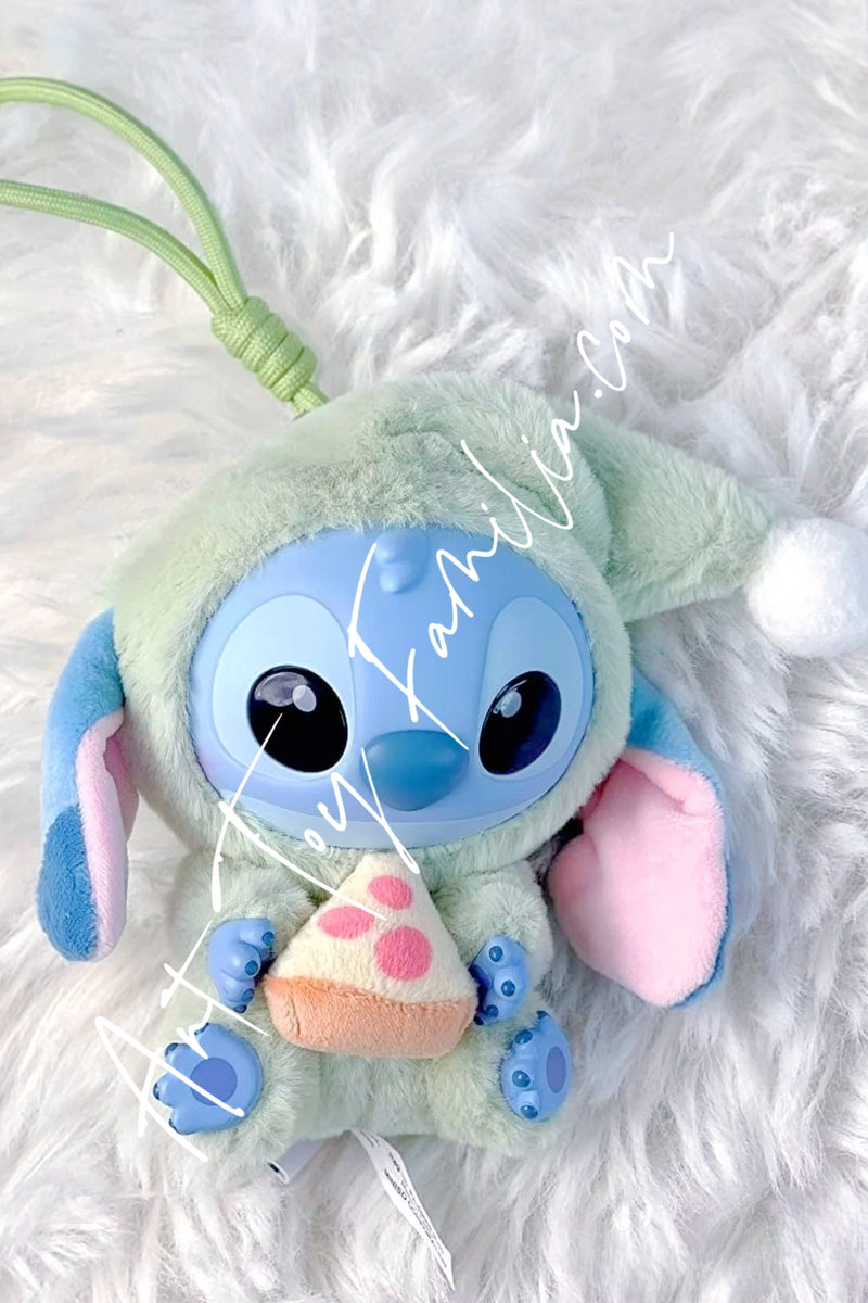 Stitch Eat Something Before Sleep Series Vinyl Plush Toy - 再困也要吃一口系列搪胶毛绒盲盒