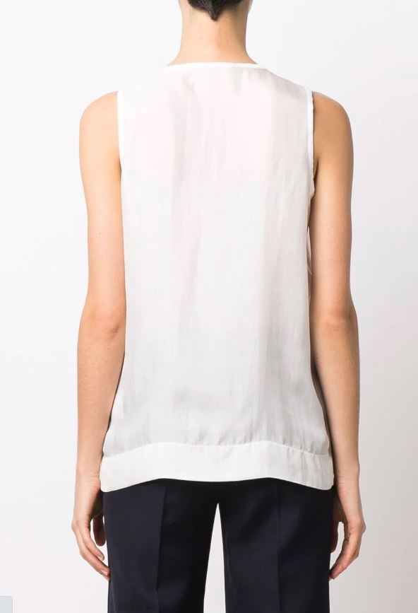 Chain-embellished top
