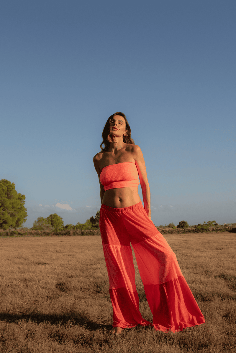 Smocked Bandeau Top