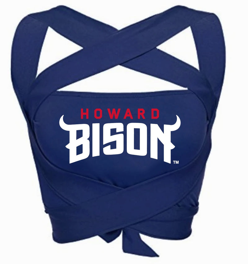 Howard Bison Navy Multi Way Bandeau Top