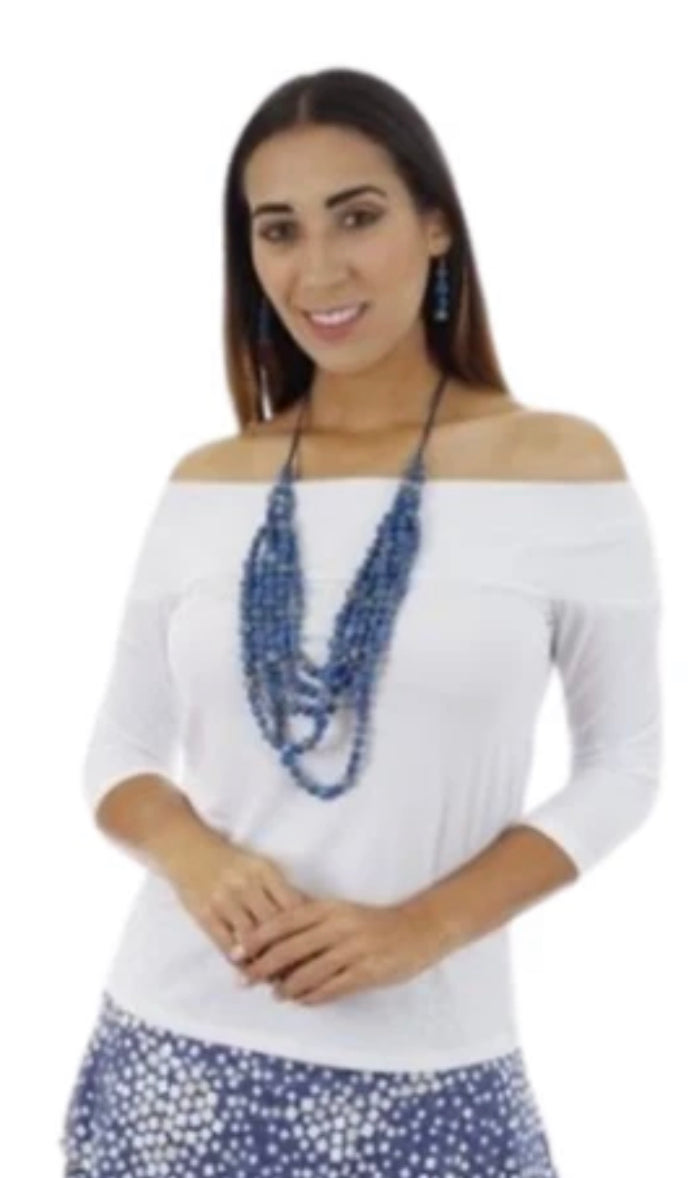 SOLID OFF THE SHOULDER TOP