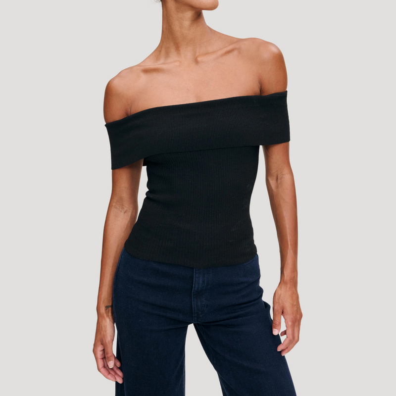 Off Shoulder Top (Black)