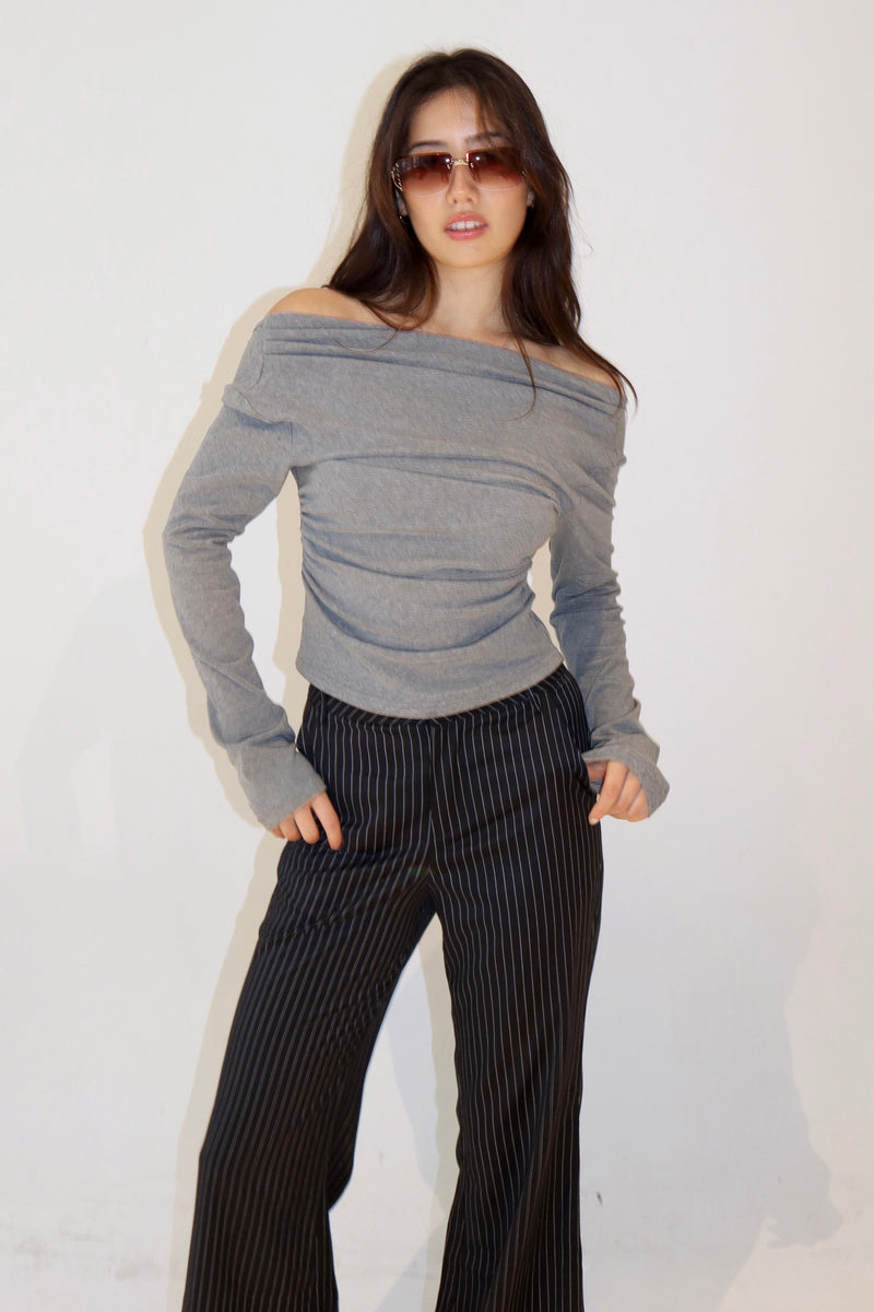 SCG MADE | Nia Off Shoulder Backless Cotton Top