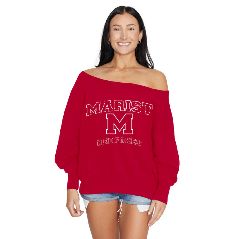 Marist Off the Shoulder Sweatshirt
