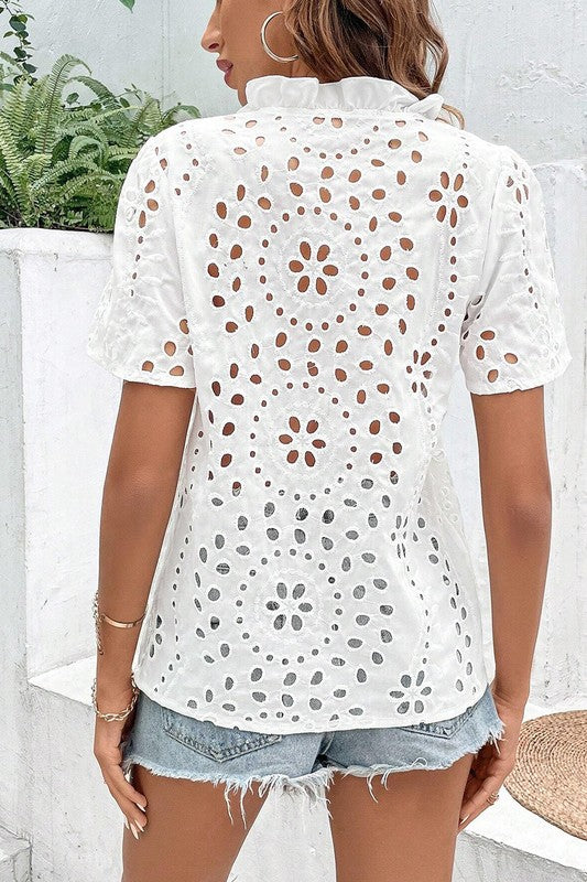 The Kennedy Cut out Blouse