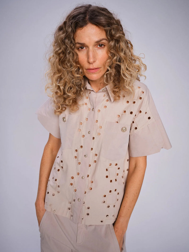 Mos Mosh Tazhi Cut Out Shirt