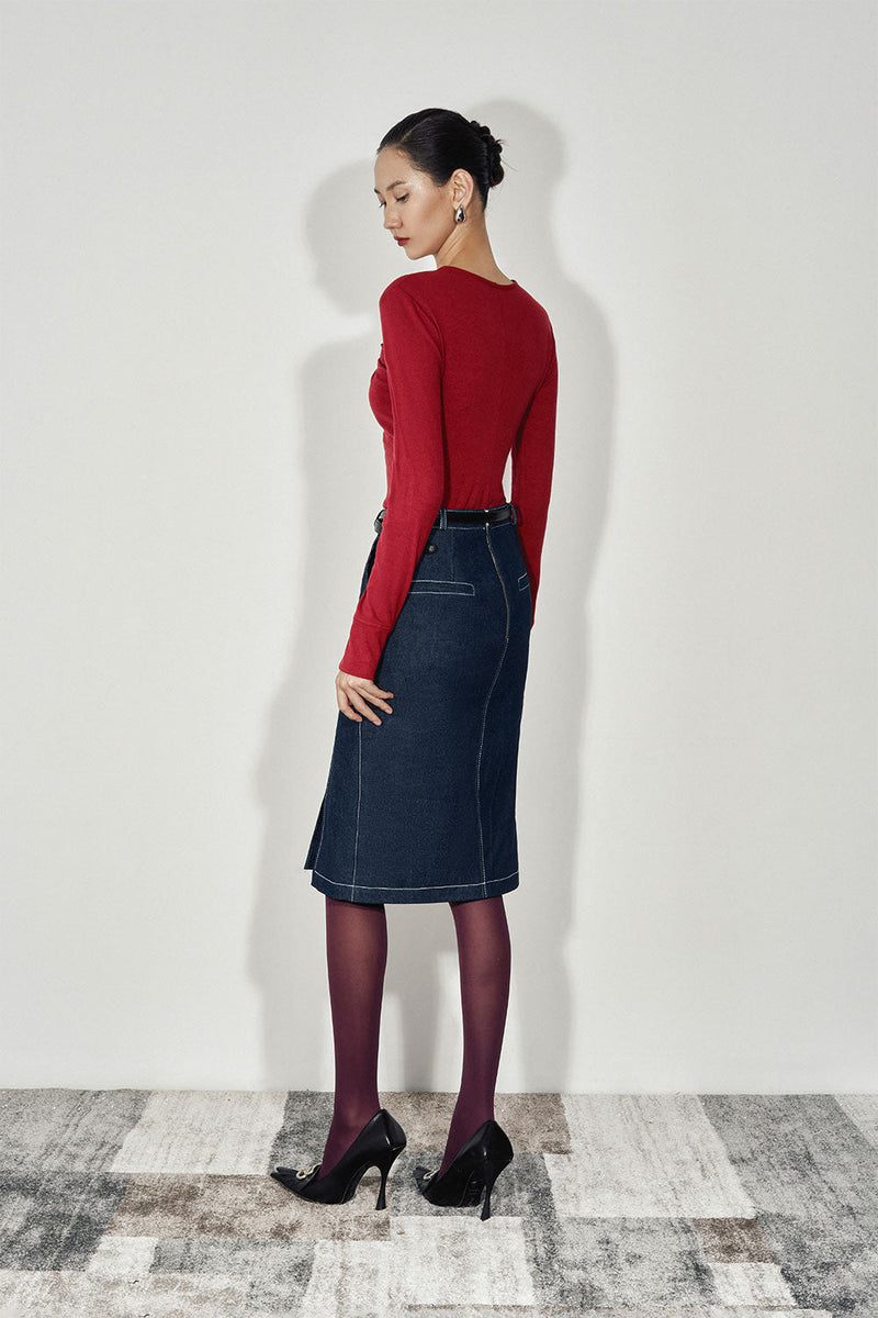 Scarlett Bodycon Cut-Out Jersey Top