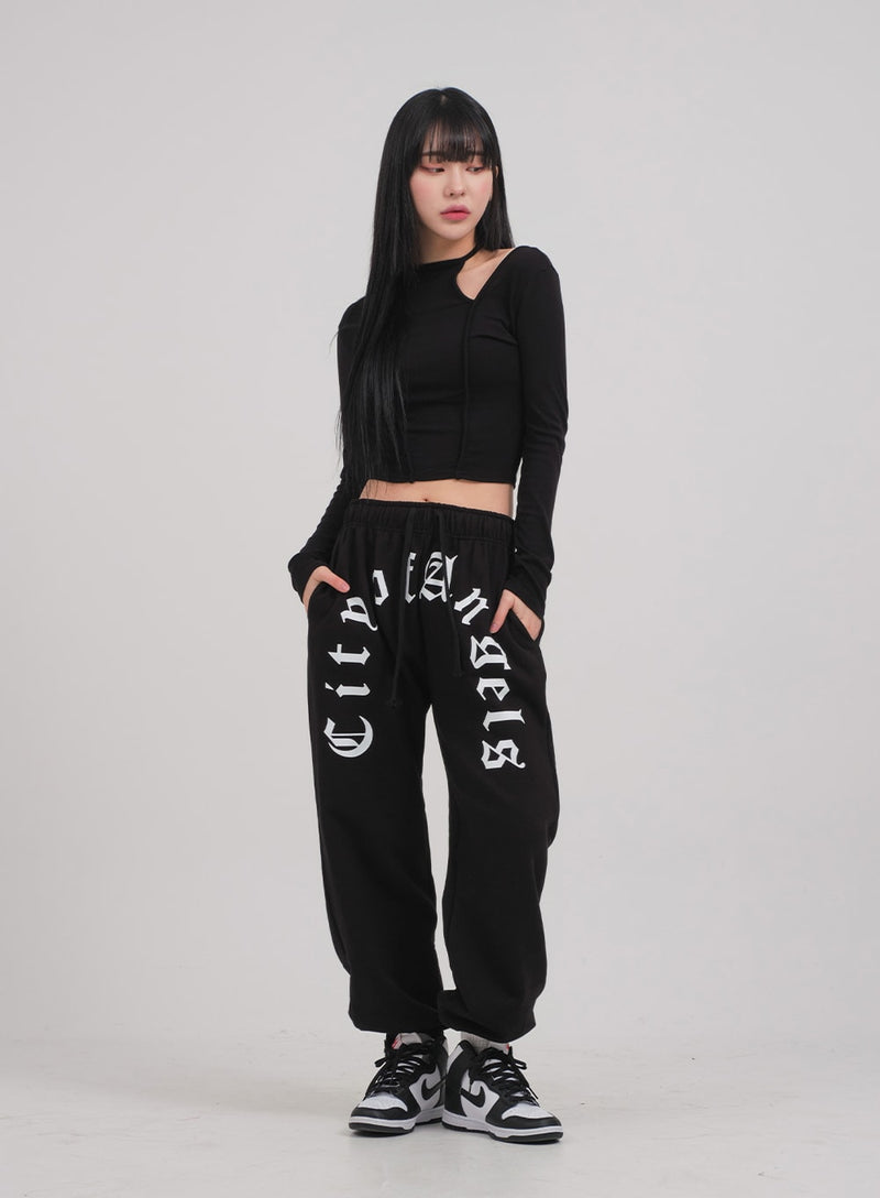 Cut Out Long Sleeve Top C0302