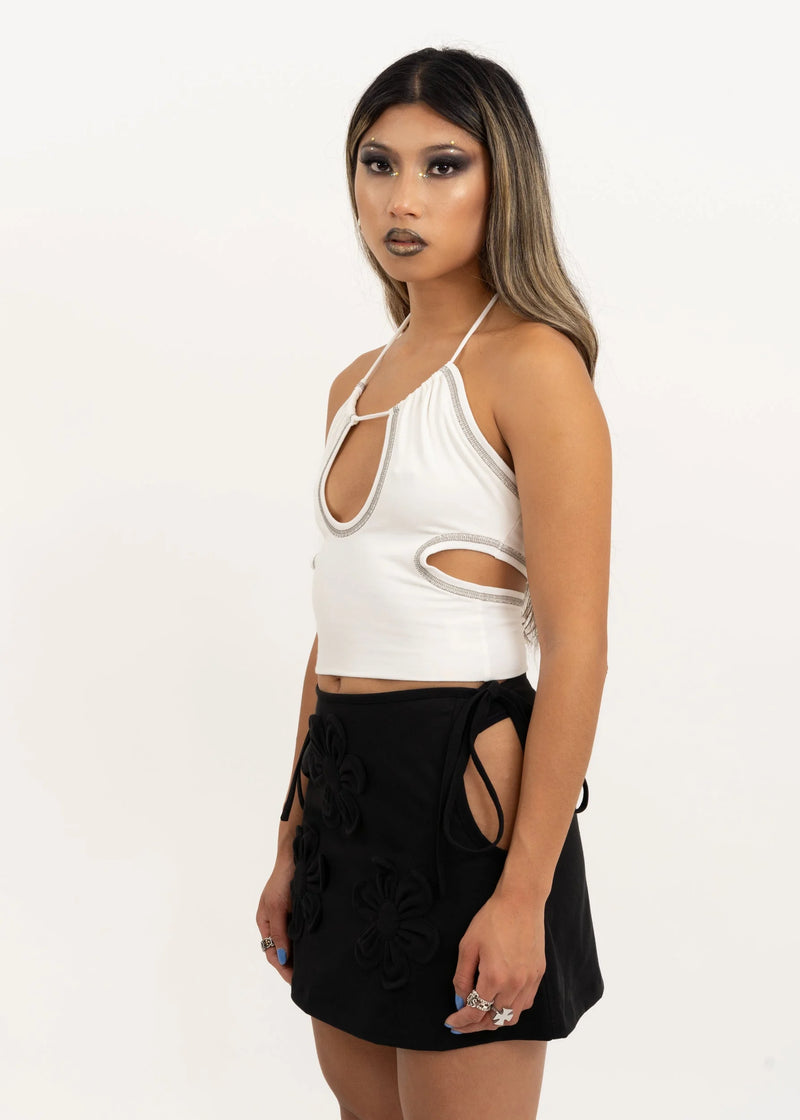 Cut Out Halter Top