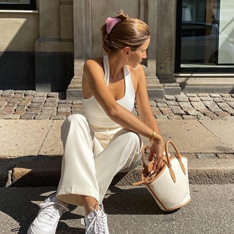Halter Backless Tank Tops