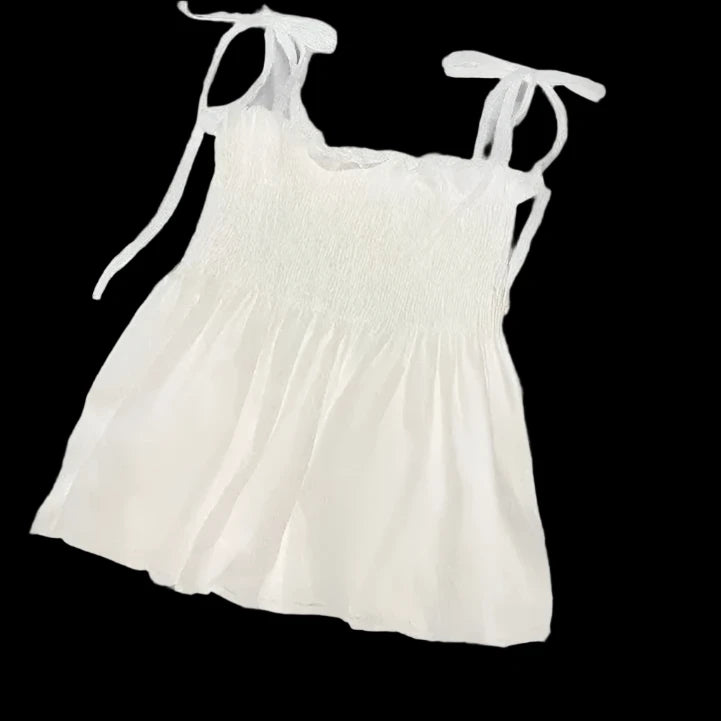 Sexy Bow Halter Tank Top - Women’s Backless Summer Crop Top, Casual Bandage Camisole