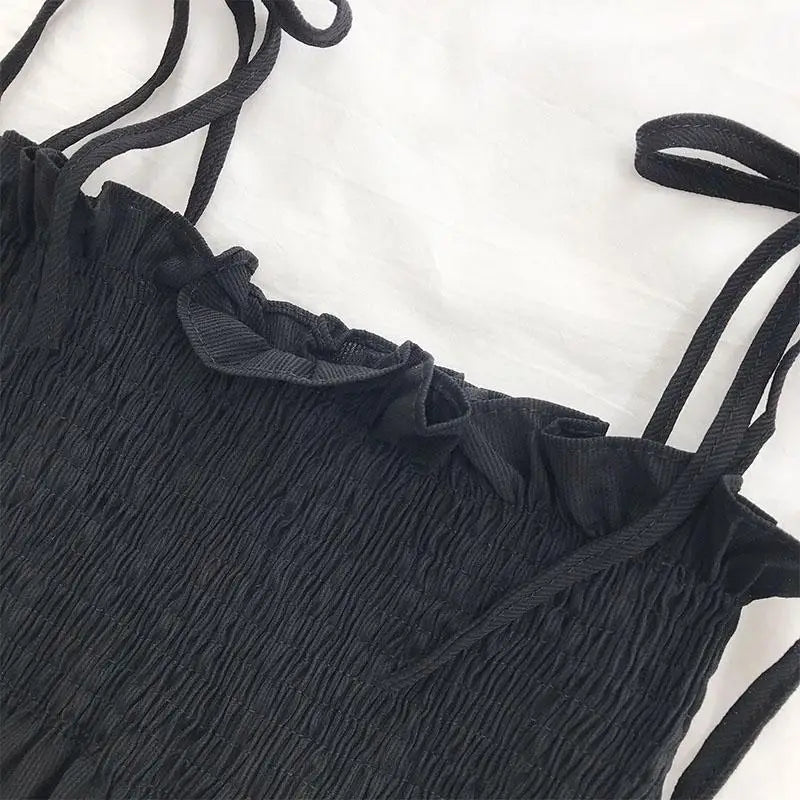 Sexy Bow Halter Tank Top - Women’s Backless Summer Crop Top, Casual Bandage Camisole
