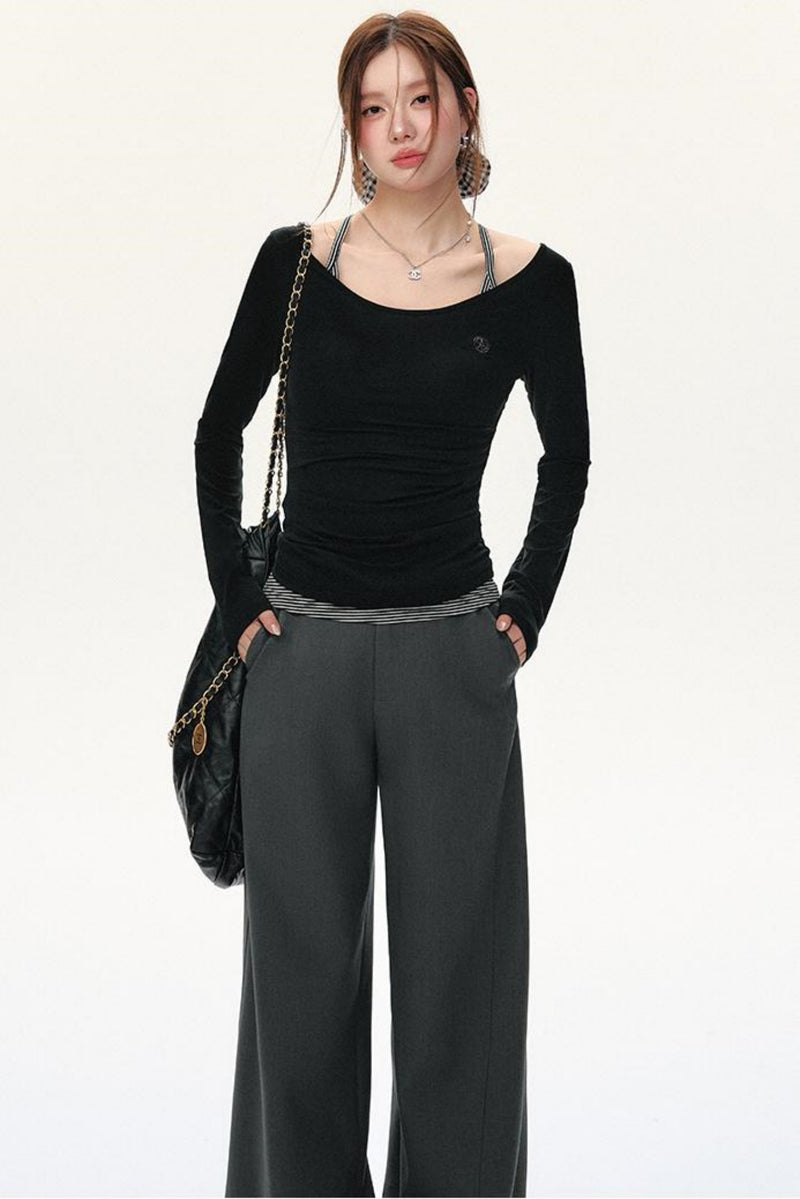 Slim Fit Backless Top