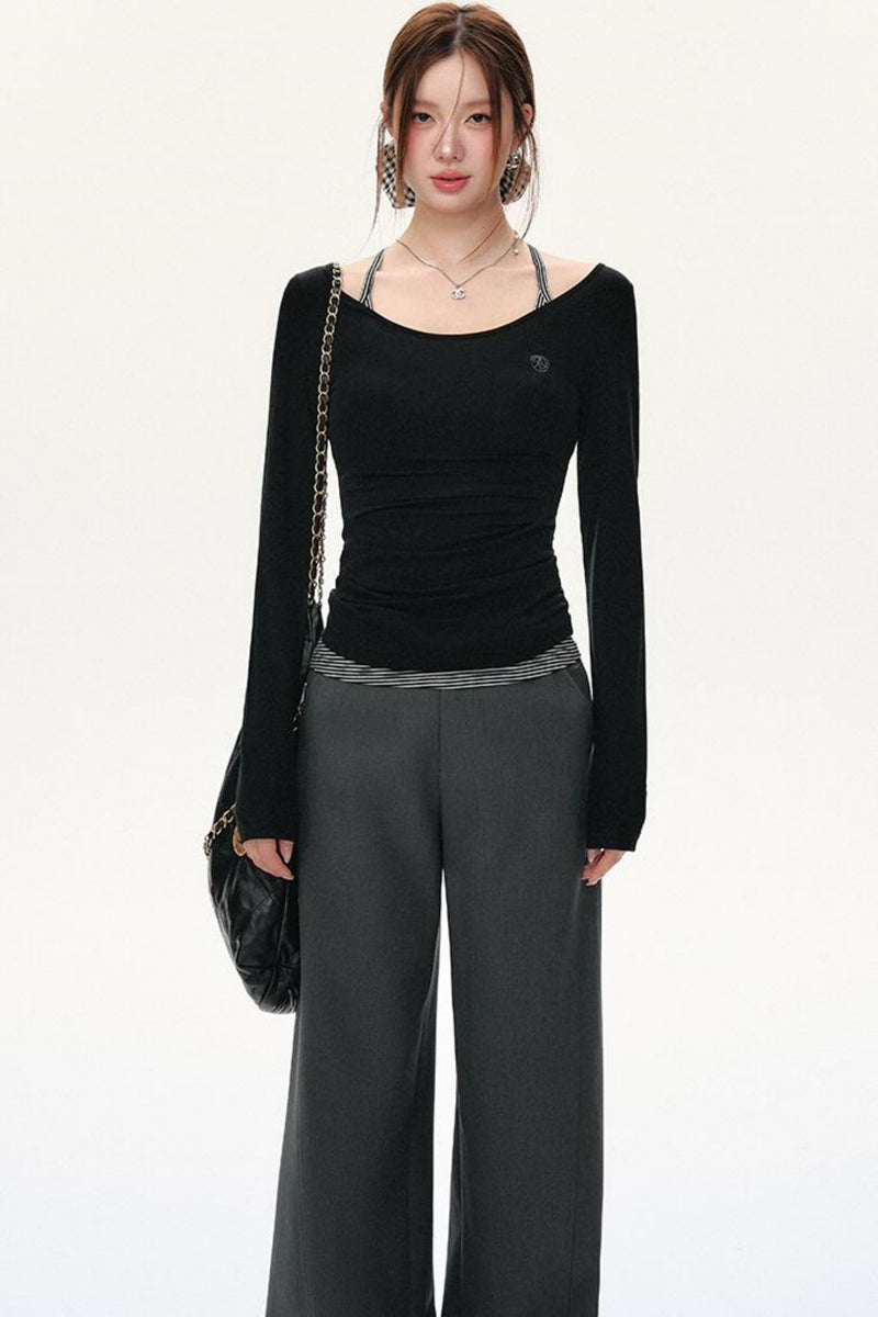 Slim Fit Backless Top
