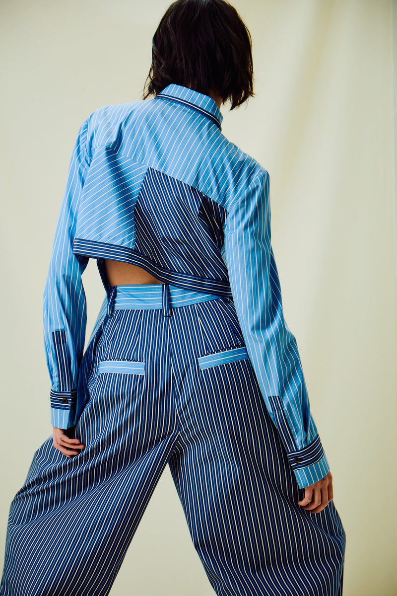 LS Backless Shirt