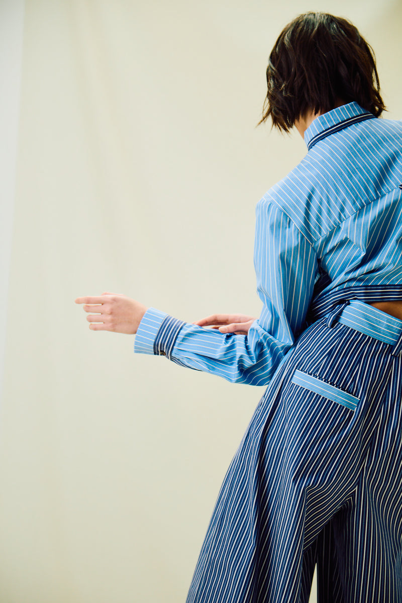 LS Backless Shirt